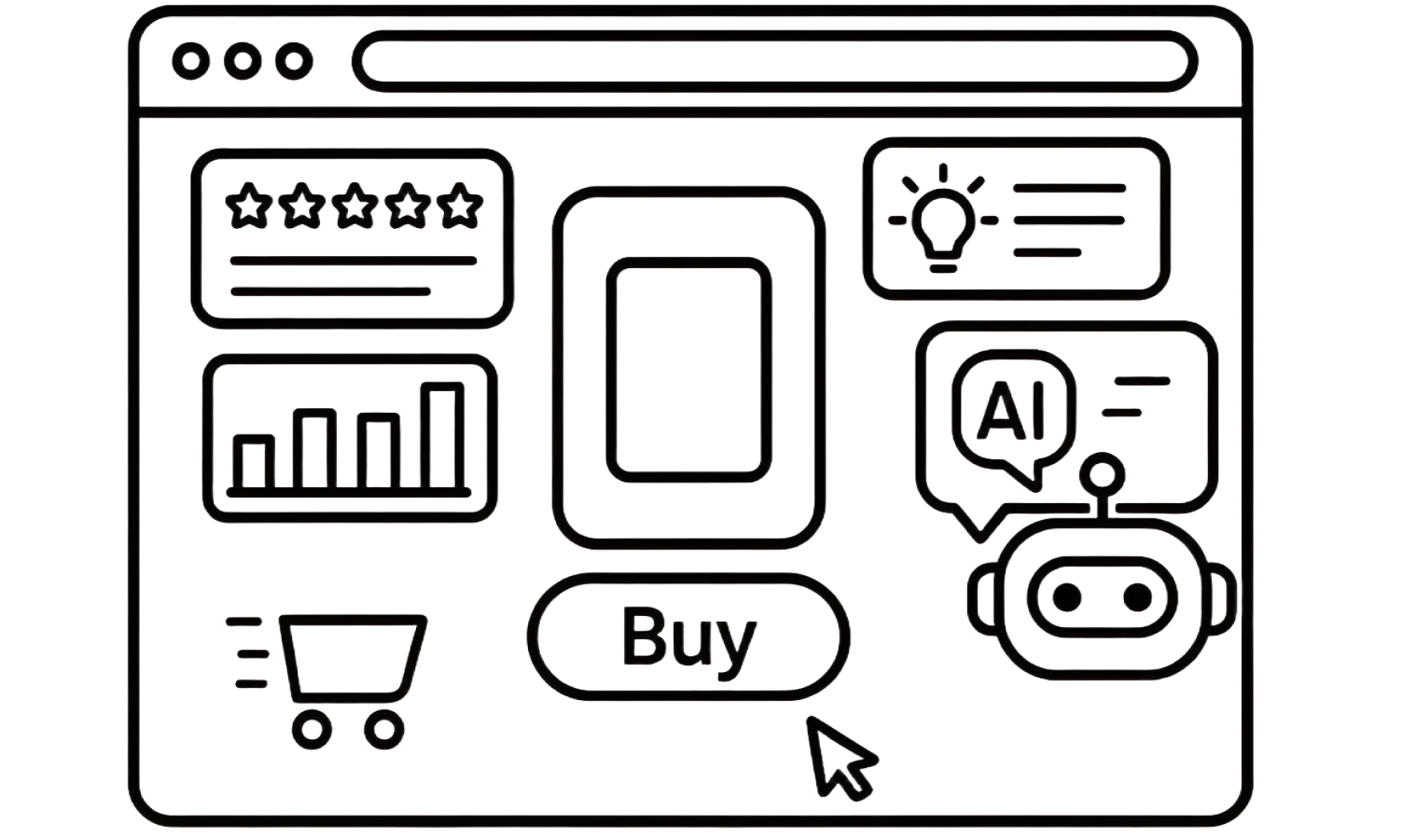 A person shopping for clothes in a store, representing shopping and commerce.